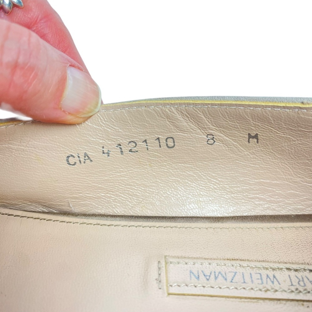 Stuart Weitzman Slipknot suede loafers in Tan Size 8 - Picture 7 of 13